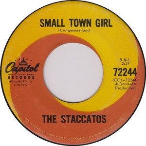 Staccatos small town girl capitol 72000 series