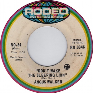 Angus walker dont wake the sleeping lion rodeo international