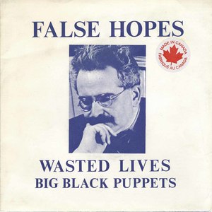 45 wasted lives big black puppets pic sleeve