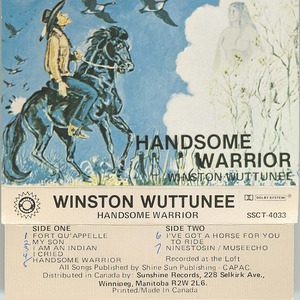 Cassette winston wuttunee   handsome warrior front