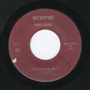 45 hard road love potion  9 label