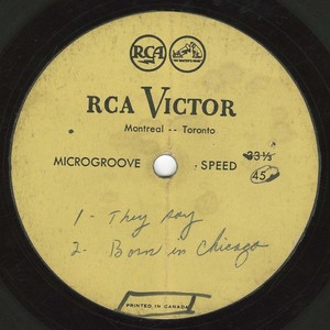 Les 409 label one sided acetate 10 inch edited 1