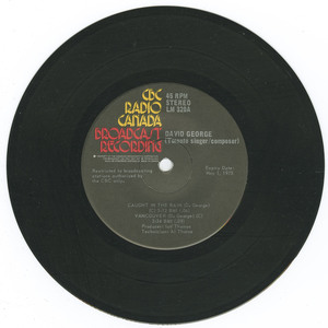 45 david george   toronto singer vinyl 01