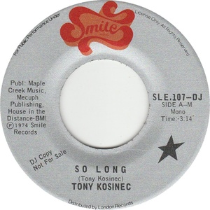 Tony kosinec so long mono smile a