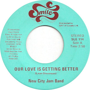 New city jam band our love is getting better 1977 a