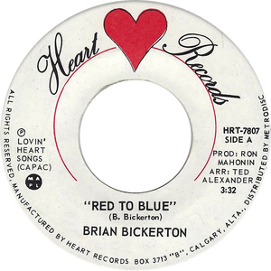 Brian bickerton red to blue heart a