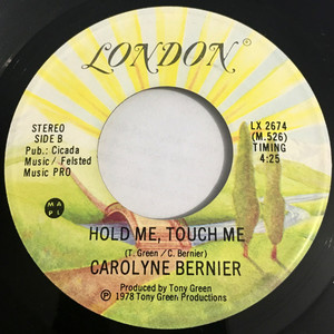 Bernier  caroline   whatcha gonna do bw hold me  touch me %282%29