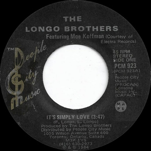 Longo brothers   it's simply love bw we got action %28ftg. moe koffman%29 vinyl 01