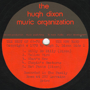The hugh dixon music organization label 01