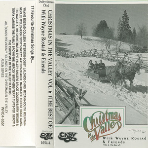 Cassette wayne rostad   christmas in the valley with friends front vol 6