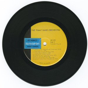 45 tommy banks orchestra %28cbc lm 122%29 vinyl 01