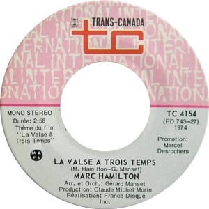 Marc hamilton la valse a trois temps transcanada a ix