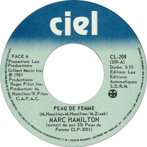 Marc hamilton peau de femme ciel a