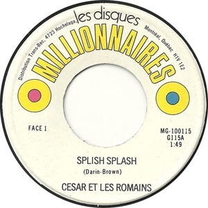Cesar et les romains splish splash les disques millionnaires ai