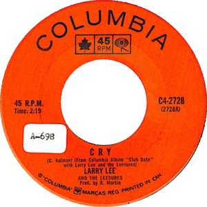 Larry lee and the leesures cry columbia aii