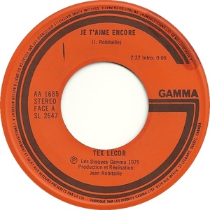 Tex lecor je taime encore gamma a ss