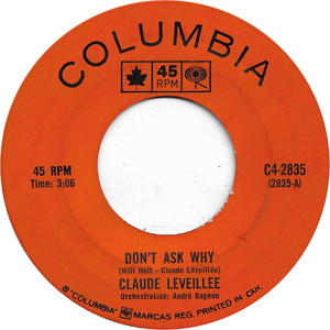 Claude leveillee dont ask why columbia a
