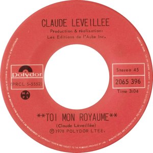 Claude leveillee toi mon royaume polydor ai