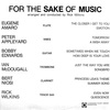 For the Sake of Music