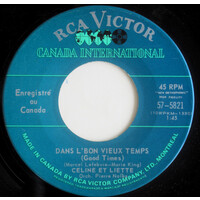 Dans le bon vieux temps b/w Un deux trois quatre 