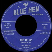 Don't Tell Me b/w Blue Mountain Waltz