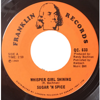 Whisper Girl Shining b/w Judith and The Windswept