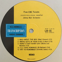 Joyce Sullivan, vocalist with Johnny Burt Orchestra