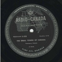 Tobermory, Ontario - Programme E-223