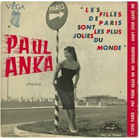 Les filles de Paris/ I Love Paris b/w Put Your Head on My Shoulder/ Don't Ever Leave Me (picture sleeve)