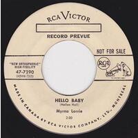 Hello Baby b/w Trade Winds (Record Prevue promo)