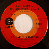 Everybodys Got The Right To Love b/w Just A Little Lovin' Early In The Morning