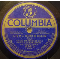 Life in a Trench in Belgium (Lieutenant Gitz Rice of 1st Canadians and Henry Burr)