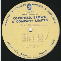 B.C. Centennial Song