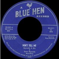 Don't Tell Me b/w Blue Mountain Waltz