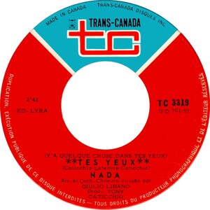 Tes Yeux (Y'a Quelque Chose Dans Tes Yeux) / À Côté De Toi