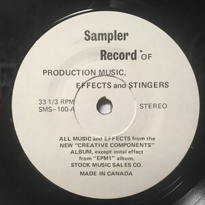 Production Music, Effects And Stingers
