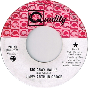 Big Gray Walls b/w The Ballad of Pierre Oral Bonafee