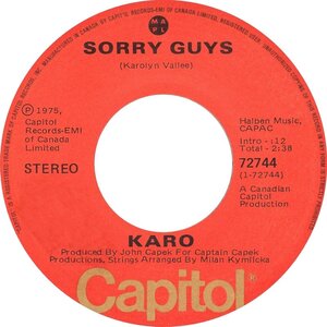 Sorry Guys b/w I Believe In You