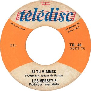 Si tu m'aimes b/w Je suis las