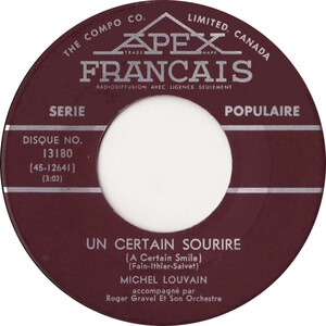 Un certain sourire (A Certain Smile) b/w Cha Cha Boum