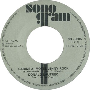 Cabine 2 - Motel Jenny Rock b/w J'te Jouerai D'la Musique