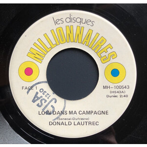 	Loin Dans Ma Campagne b/w L'amour Unit Le Monde