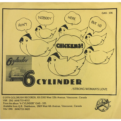 Aint Nobody Here But Us Chickens b/w Strong Woman's Love (picture sleeve)