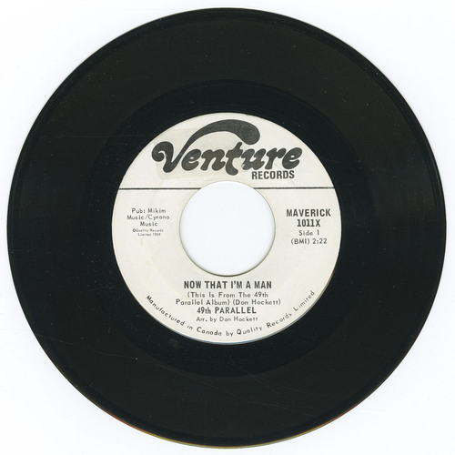 Now That I'm A Man b/w (Come on Little Child &) Talk to Me