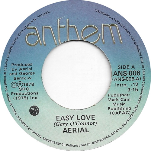 Easy Love b/w Race The Sun