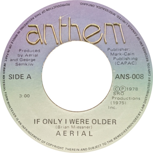 If Only I Were Older b/w All Right