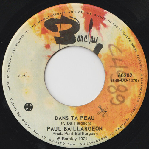 Dans Ta Peau b/w 8133