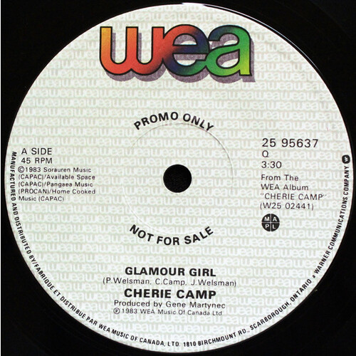 Glamour Girl b/w Married Man (promo copy)