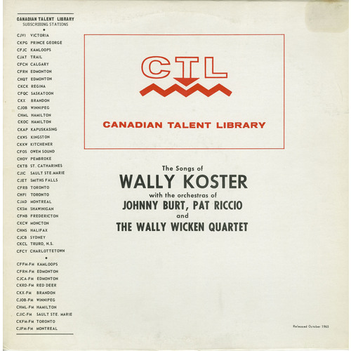 The Songs of Wally Koster