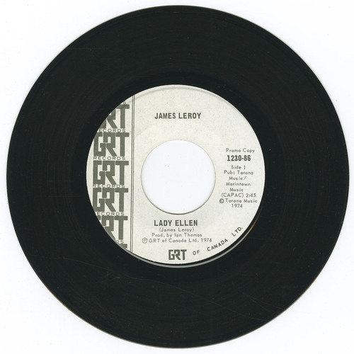 Lady Ellen b/w Lady Comes (promo copy)